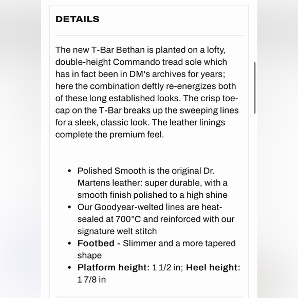 NEW Dr Martens Bethan Platform Mary Janes - Picture 14 of 15